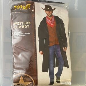 Spirit Western Cowboy Boots with Brown and Red Accents